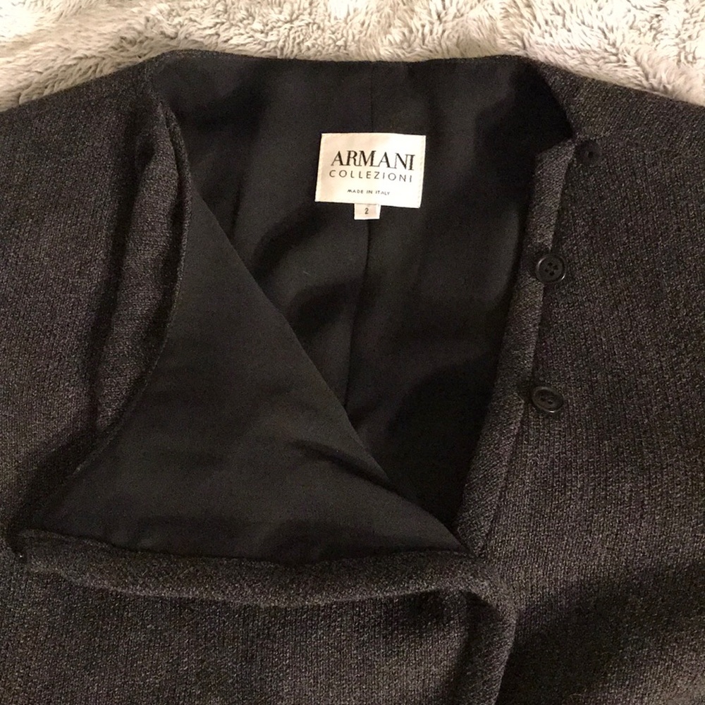 Armani Collezioni skirt suit set pleated